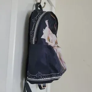 Ted Baker Dark Blue Floral Quilted Backpack Ted Baker | Bags | Ted Baker Kayleey Gardenia Floral  main image 4